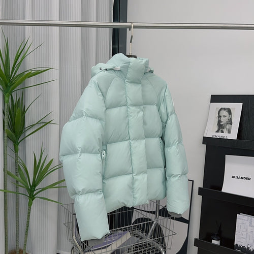 Canada Goose Hooded Puffer Jacket in Mint Green