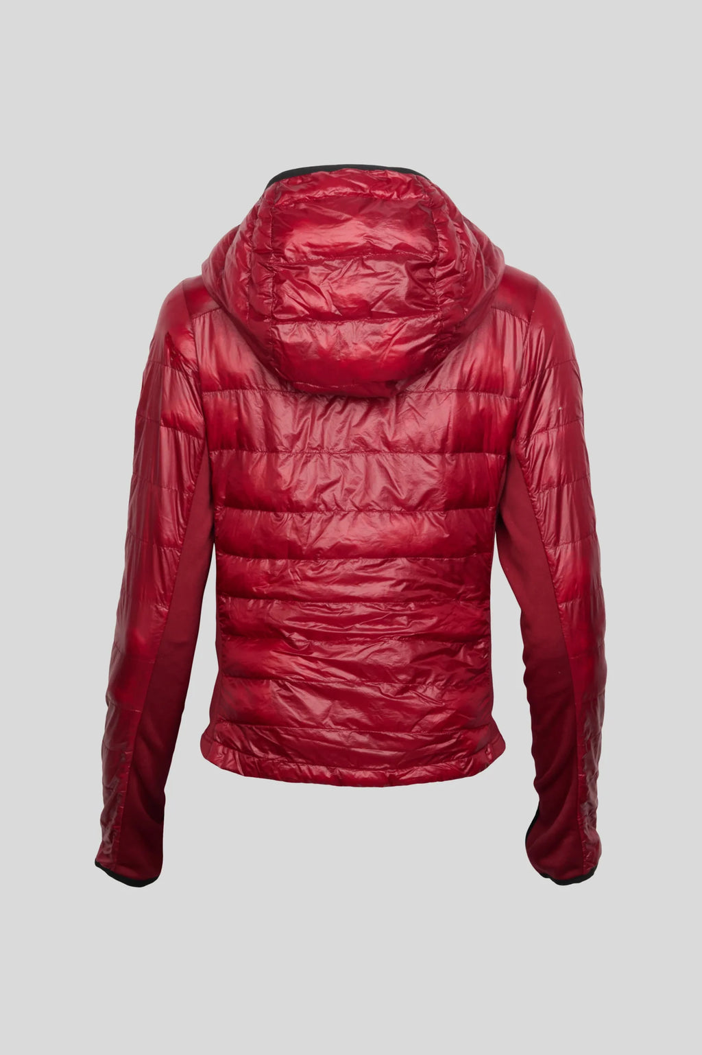 Canada Goose HyBridge Lite Red Hooded Quilted Jacket