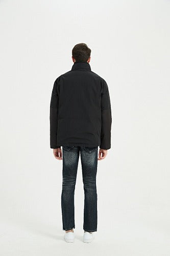 Canada Goose Stand-Collar Jacket - Black