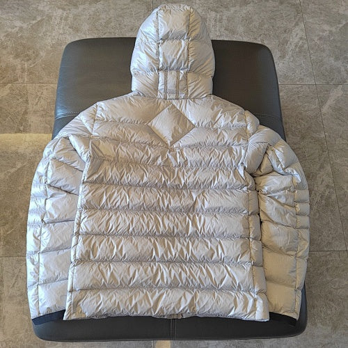 Canada Goose Hooded Puffer Jacket in Silver Gray