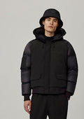 Canada Goose Hooded Puffer Jacket in Black