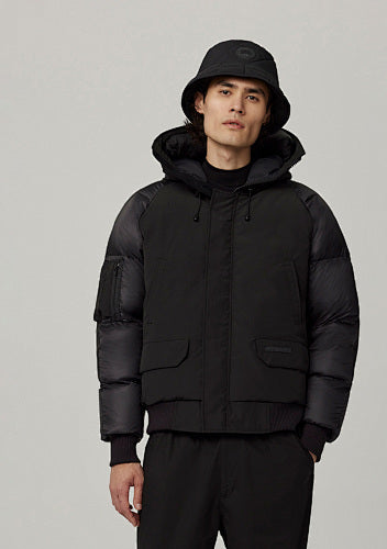 Canada Goose Hooded Puffer Jacket in Black
