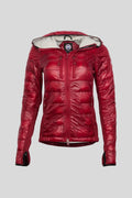 Canada Goose HyBridge Lite Red Hooded Quilted Jacket
